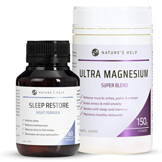 Sleep Restore & Ultra Magnesium Duo