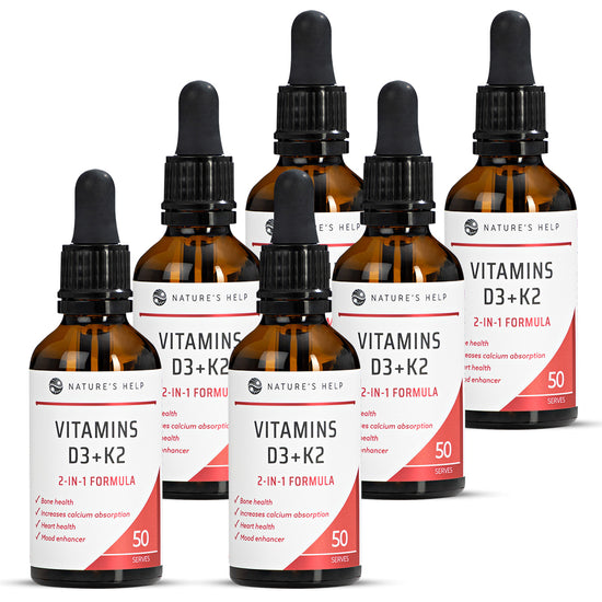 Vitamin D3+K2 – 6 Bottle Value Buy