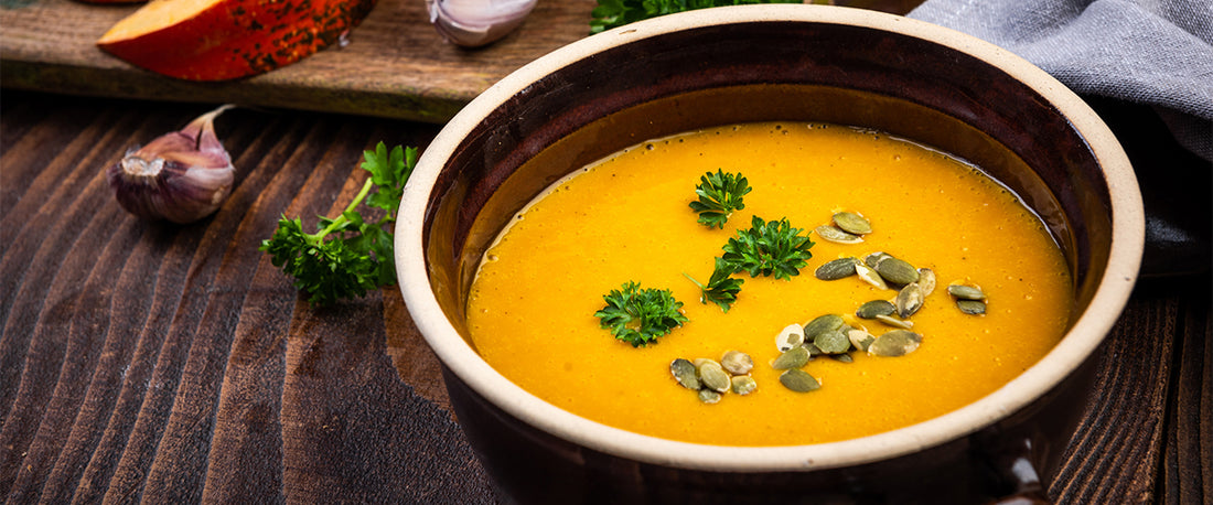 Curried Pumpkin Soup with Turmeric