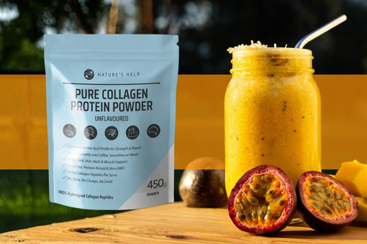 Mango–Passionfruit Collagen Sunrise Smoothie