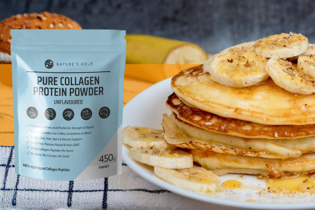 Collagen Banana Pancakes