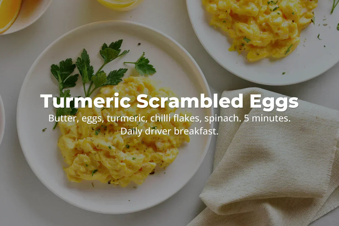 Turmeric Scrambled Eggs