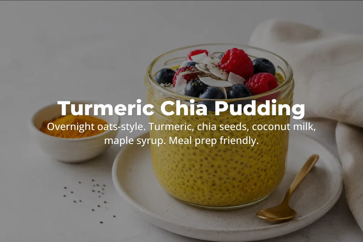 Turmeric Chia Pudding
