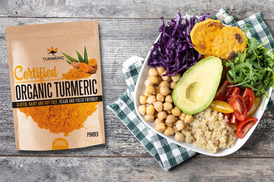 Golden Chickpea & Quinoa Rainbow Bowl