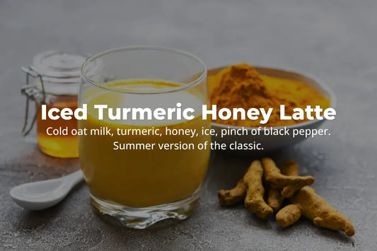 Iced Turmeric Honey Latte