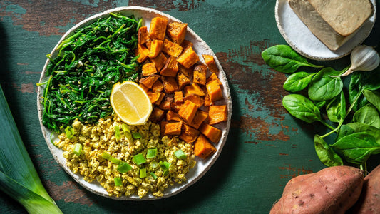 Turmeric Tofu Scramble Breakfast Bowl