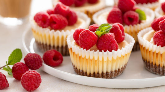 Raspberry Collagen Cheesecake Cups