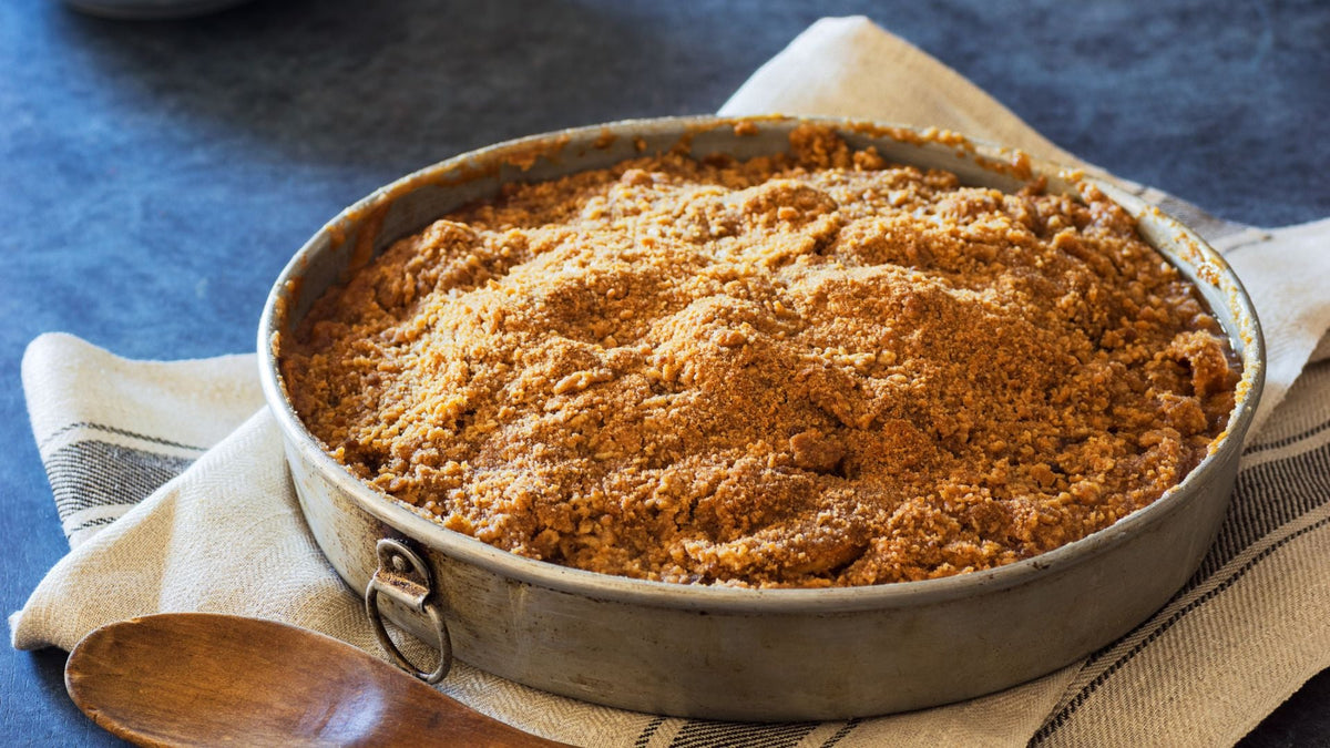 Golden Apple Turmeric Crumble