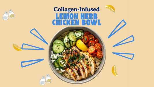 Collagen-Infused Lemon Herb Chicken Bowl