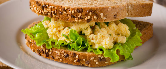 Curried Egg and Lettuce Sandwiches