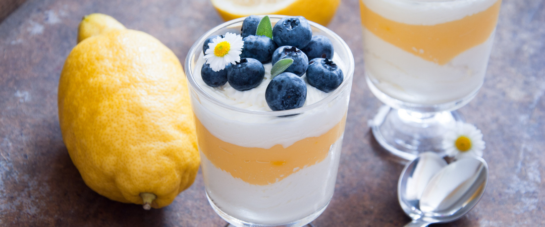 Lemon Parfait with Turmeric