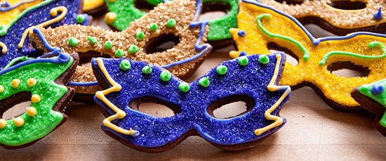 Mardi Gras Masquerade Sugar Cookies