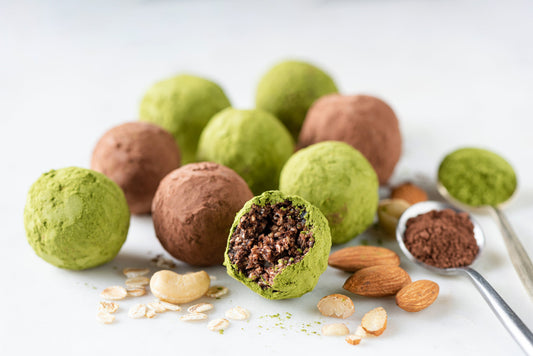 Collagen Matcha Almond Easter Bites