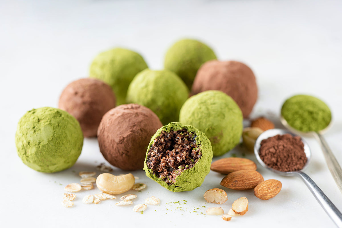 Collagen Matcha Almond Easter Bites