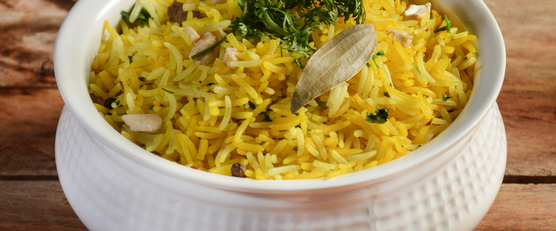 Turmeric Almond Rice