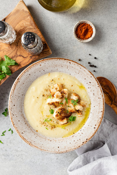 Velvety Cauliflower & Turmeric Purée Soup