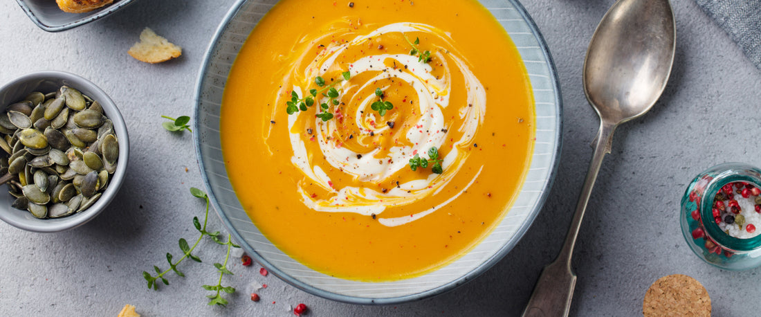 Warming Carrot, Ginger and Turmeric Soup
