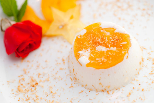 Turmeric Coconut Panna Cotta