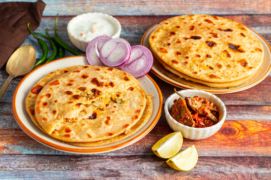 Turmeric Aloo Paratha