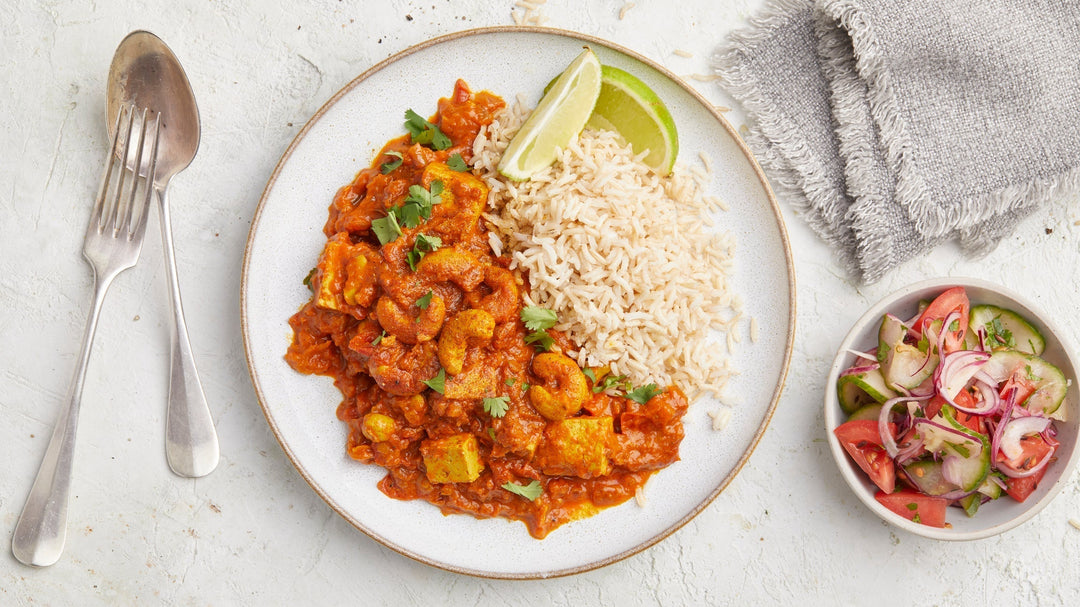 Golden Tofu and Cashew Tikka Masala