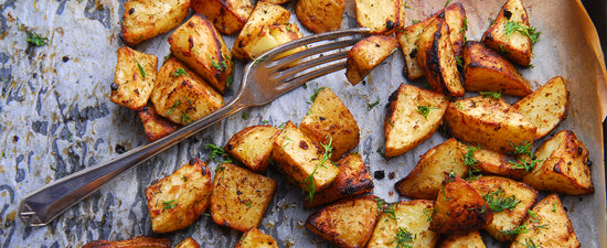 Roast Potatoes with Turmeric and Chilli