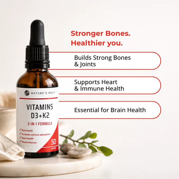 Vitamins D3 + K2