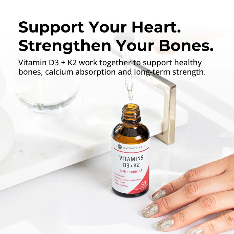 Vitamins D3 + K2
