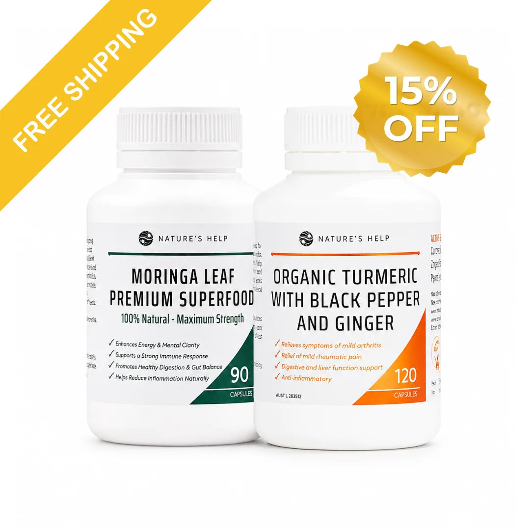 Turmeric Capsules & Moringa Duo - 15% Off