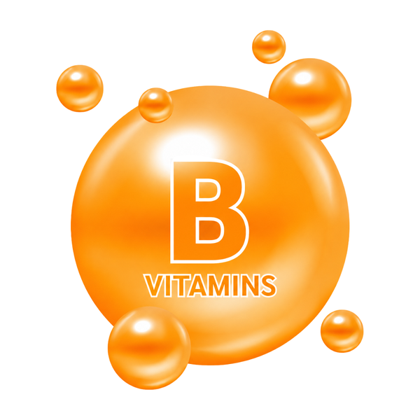 Vitamin B1, B2, B3, B5, B6 & B12