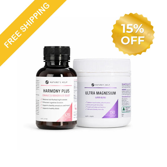 Ultra Magnesium 150g & Harmony Plus Duo - 15% Off