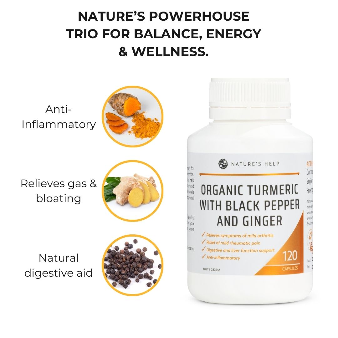 Natures Aid Turmeric with Ginger and Black Pepper