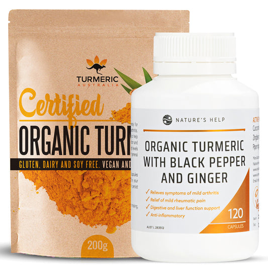 Turmeric Pack – Capsules & Powder