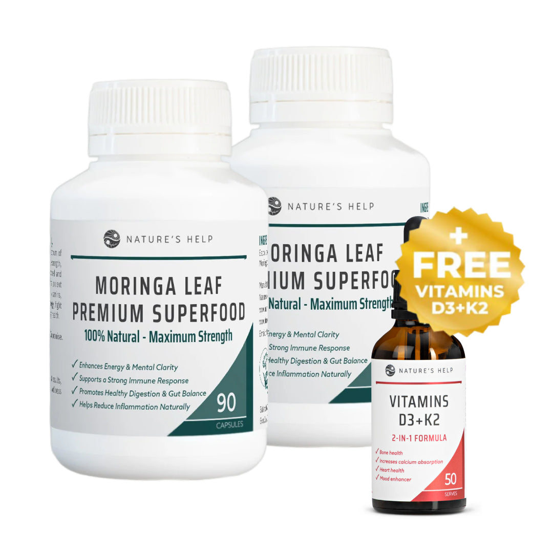 2 Bottles of Moringa Leaf