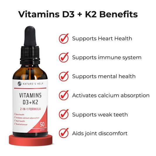 Vitamins K2 and D3 - Bone & Heart Health