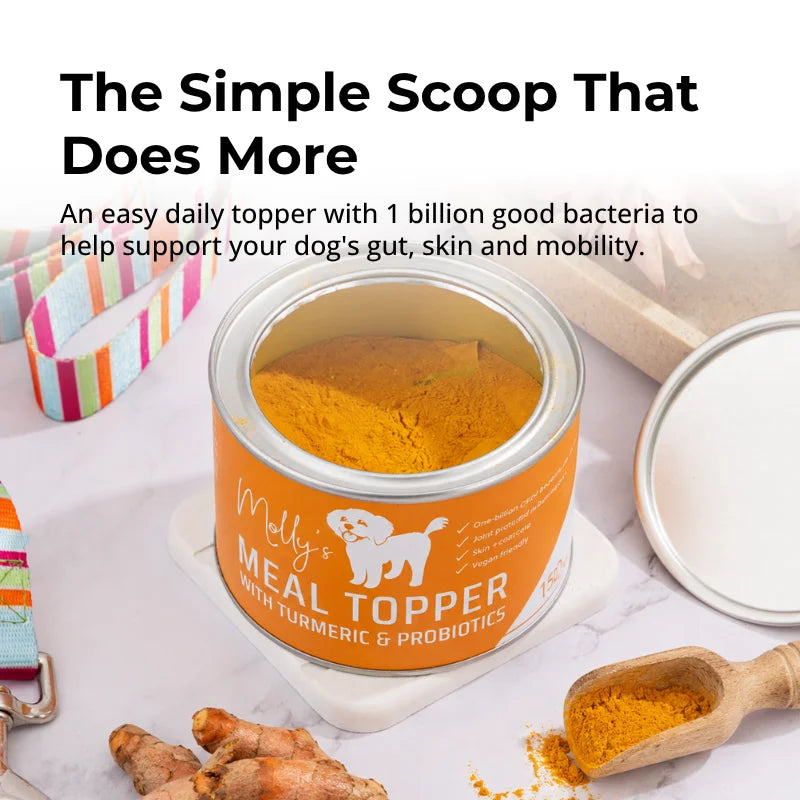 Pet Probiotic with Turmeric Meal Topper