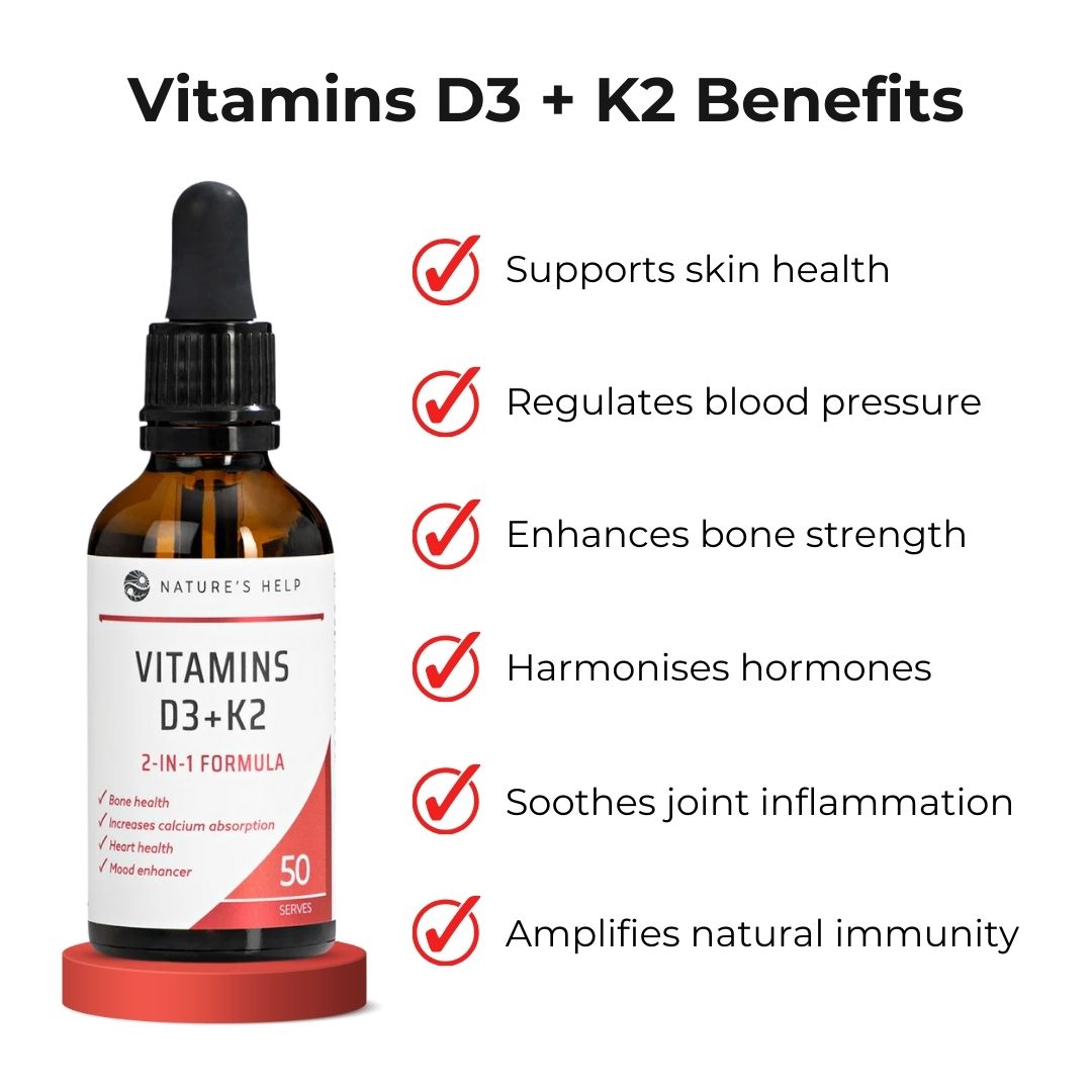 Vitamin D3+K2 – 6 Bottle Value Buy