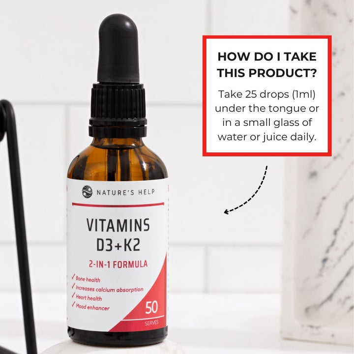 Vitamin D3+K2 – 6 Bottle Value Buy