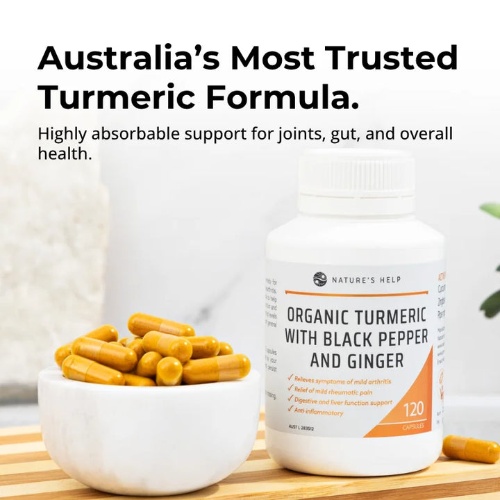 Turmeric Capsules &amp; Vitamins D3+K2 Pack