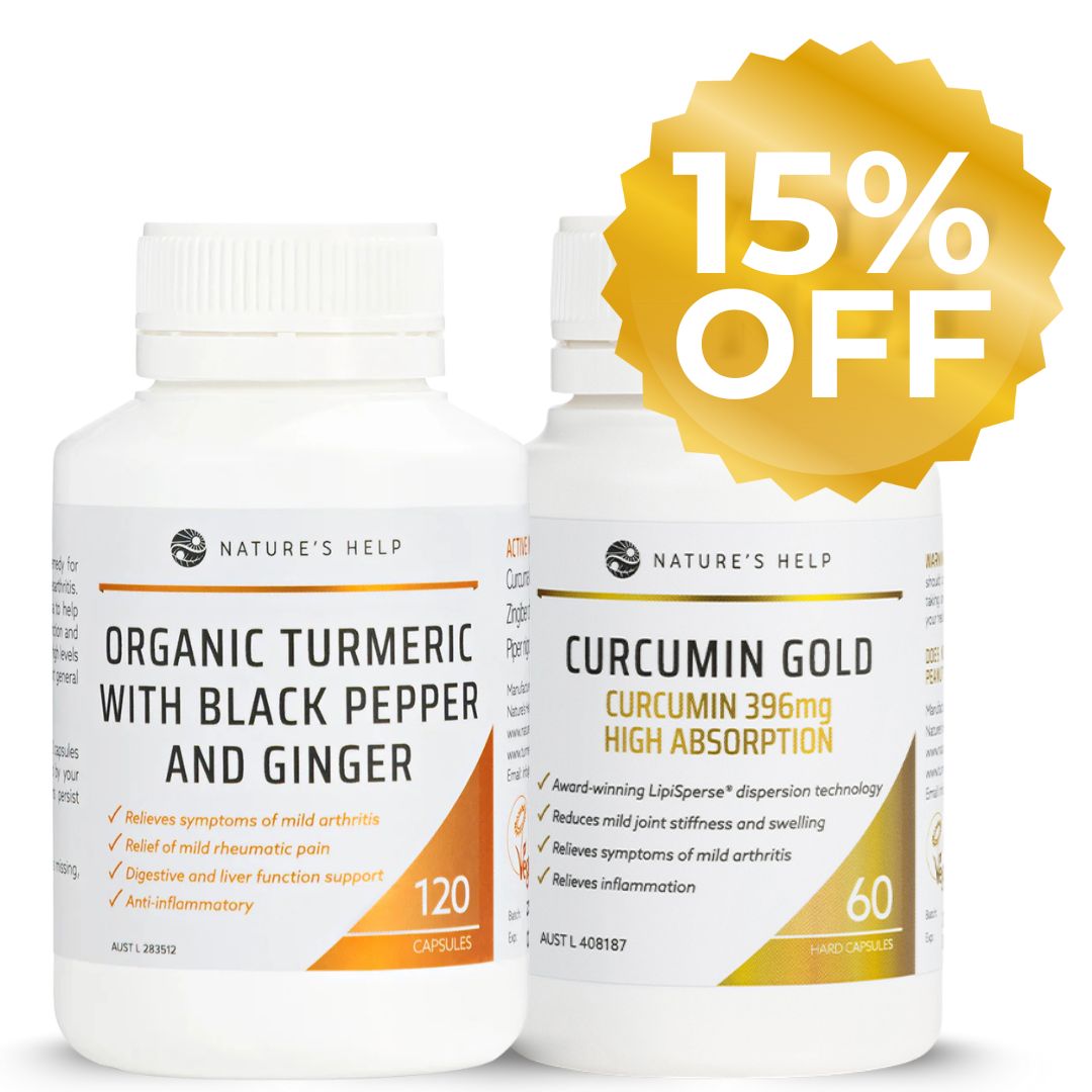 Turmeric Capsules & Curcumin Gold Duo